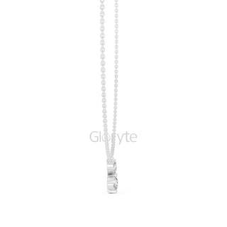 Diamond Floral Pendant Necklace