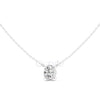 Oval Cut Solitaire Pendant | 2.5 CT  Full Title