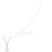 Diamond Crossover Pendant Necklace