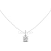 Cushion Cut Pendant with Diamond Bail | 1.50 CT
