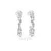 Elegant Multi-Cut Hoop Earrings with Lab-Grown Diamonds or Moissanite