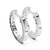Classic Round Cut Diamond Hoop Earrings – Lab-Grown & Moissanite