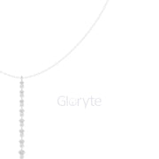 Diamond Vertical Bar Pendant Necklace