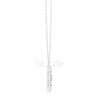 Three-Stone Toi et Moi Diamond Pendant Necklace
