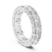 Emerald Cut Diamond Eternity Ring – Classic Full Circle Ring