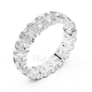 Oval Cut Diamond Eternity Band