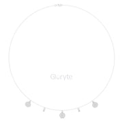 Diamond Charm Necklace – Pave Disc & Solitaire Pendant in Silver, 10K & 14K Gold