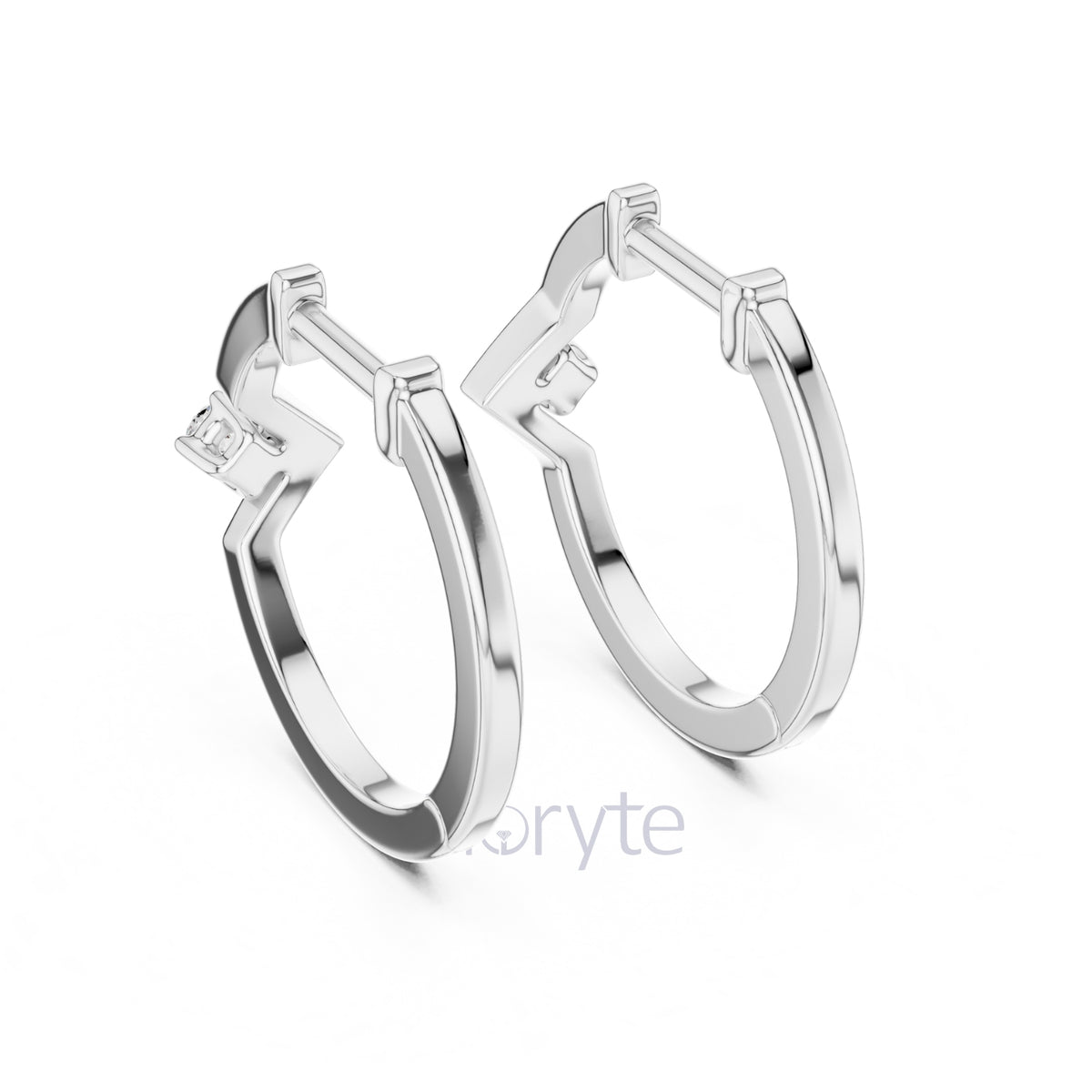 Geometric Hoop Earrings
