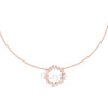 Eternal Halo Diamond Wreath Necklace