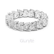 Heart Cut Diamond Eternity Band