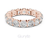 Round Cut Diamond Eternity Band – Full Circle Brilliance in 925 Silver, 10K & 14K Gold