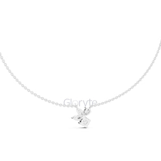 Diamond Floral Pendant Necklace