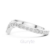 V-Shaped Diamond Band