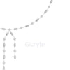 Marquise & Round Diamond Lariat Necklace