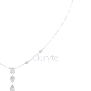 Pear Drop Diamond Necklace