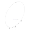 Diamond Charm Necklace – Pave Disc & Solitaire Pendant in Silver, 10K & 14K Gold
