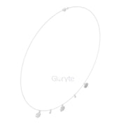 Diamond Charm Necklace – Pave Disc & Solitaire Pendant in Silver, 10K & 14K Gold