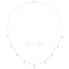 Dangling Diamond Station Necklace