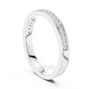 Double Row Diamond Band Ring in Sterling Silver, 10K & 14K Gold