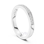 Double Row Diamond Band Ring