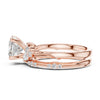 Cushion Diamond & Marquise Accent Bridal Set
