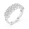 Nature Inspired Marquise Diamond Band Ring – Gold / Sterling Silver