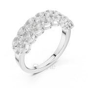 Nature Inspired Marquise Diamond Band Ring –