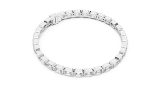 Emerald Cut Diamond Tennis Bracelet 0.30 Pointers