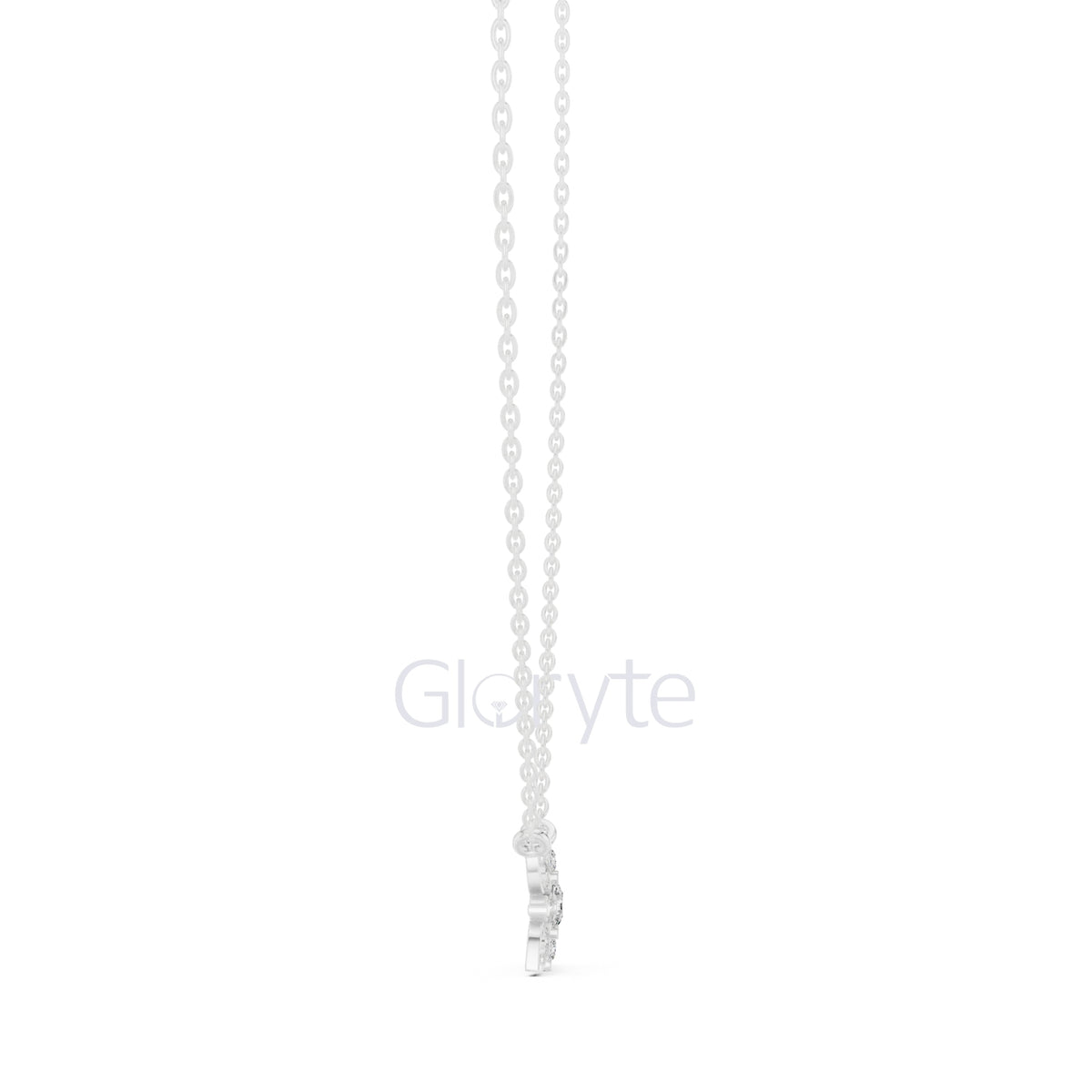 Bloom Diamond Cluster Pendant Necklace