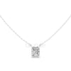 Radiant Cut Solitaire Pendant | 2.5 CT
