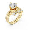 Cushion & Oval Diamond Bridal Set