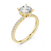 1.5ct Diamond Ring with Marquise & Round Accents