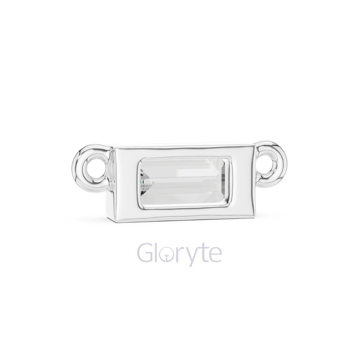 Baguette Diamond Bar Necklace