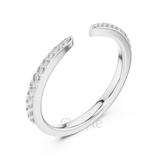 Open Pavé Diamond Band