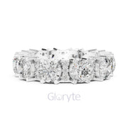 Bold Round & Petite Accent Diamond Eternity Band