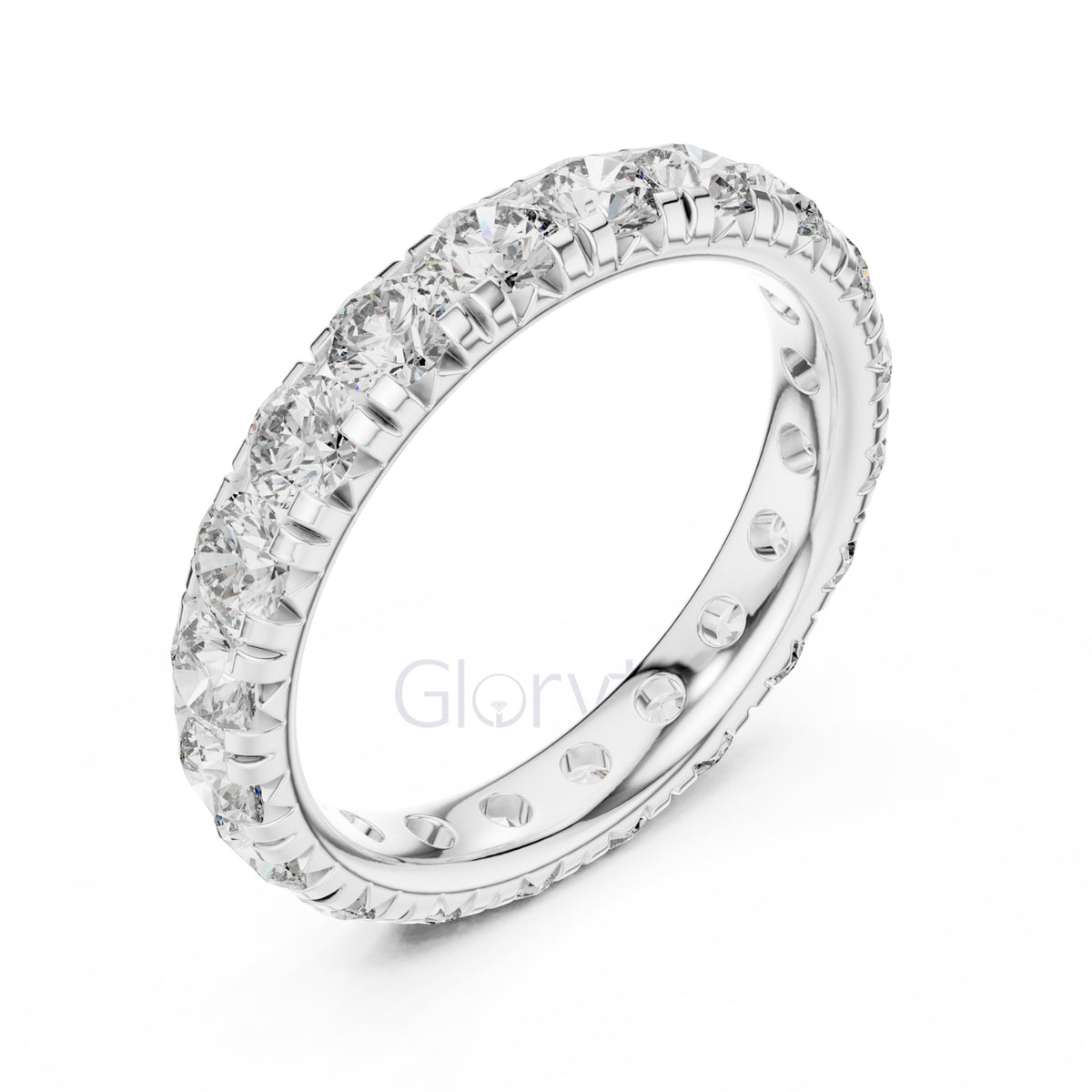 Round Cut Diamond Eternity Band