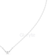 Diamond Cluster V-Shaped Necklace