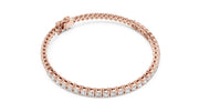 Round Cut Diamond Half Tennis Bracelet 2.50mm