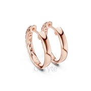 Classic Diamond Huggie Hoop Earrings