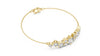 Cluster Round Cut Diamond Bracelet