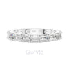 Baguette Diamond Eternity Band – Lab-Grown & Moissanite