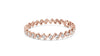 Diamond Wave Tennis Bracelet 3.80mm