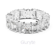 Emerald, Pear & Oval Cut Diamond Eternity Band – Full Circle Brilliance