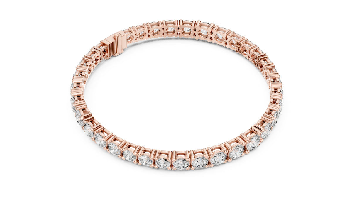 Round Brilliant Diamond Tennis Bracelet