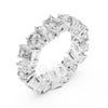 Pear, Round & Emerald Cut Diamond Eternity Band