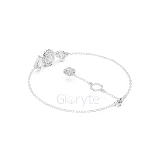 Three-Stone Diamond Tail Bracelet