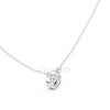 Oval Cut Bezel Pendant Necklace | 1.5 CT