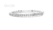 Emerald Cut Diamond Tennis Bracelet 0.30 Pointers