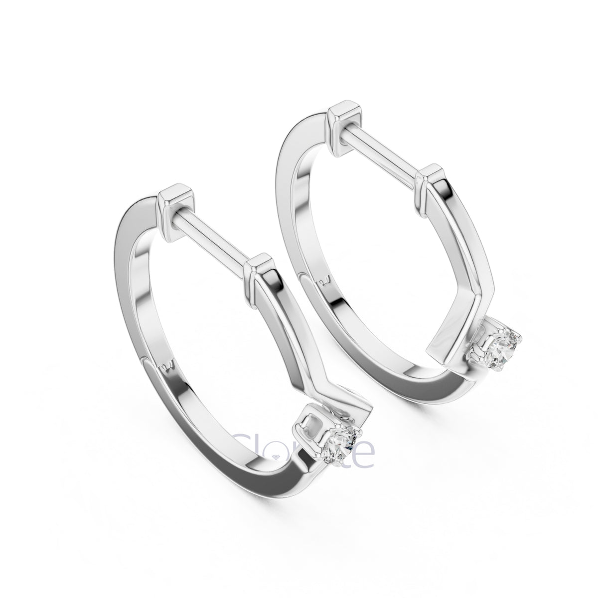 Geometric Hoop Earrings