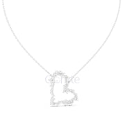 Heart Diamond Pendant Necklace